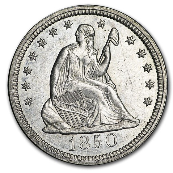 1850 Liberty Seated Quarter BU 1850 Liberty Seated Quarter BU